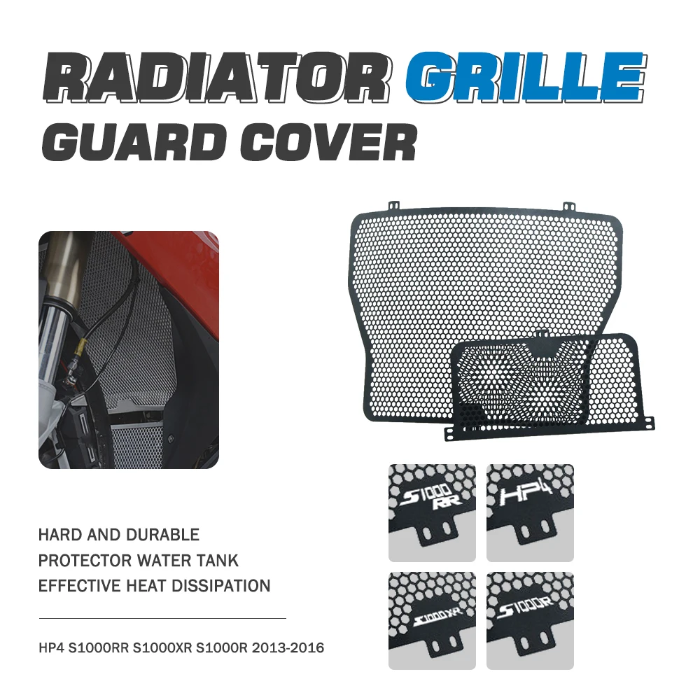 

Motorcycle Accessories Radiator Grille Guard + Oil Cooler Cover Protector For BMW S1000XR S1000 S 1000 XR 1000XR 2015 2016 2017