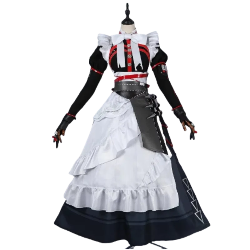 Александрина Себастьян Рина косплей костюм парик платье Zenless Zone Zero горничная