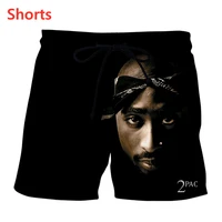 new 3d print causal clothing legend rapper tupac 2pac fashion men women shorts plus size s 7xl