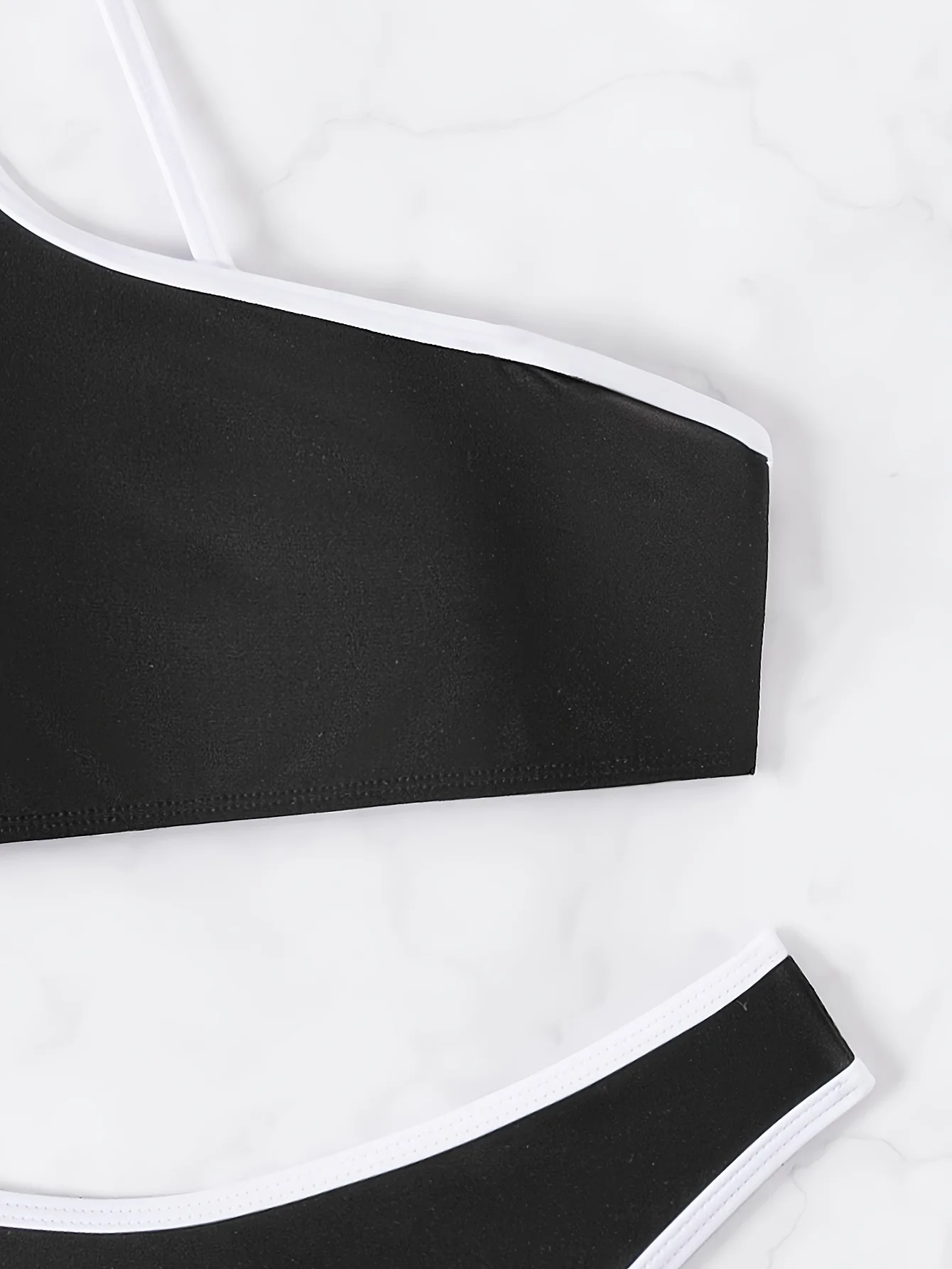 Пикантный комплект бикини ZTVitality на одно плечо Новое поступление 2024 бюстгальтер с