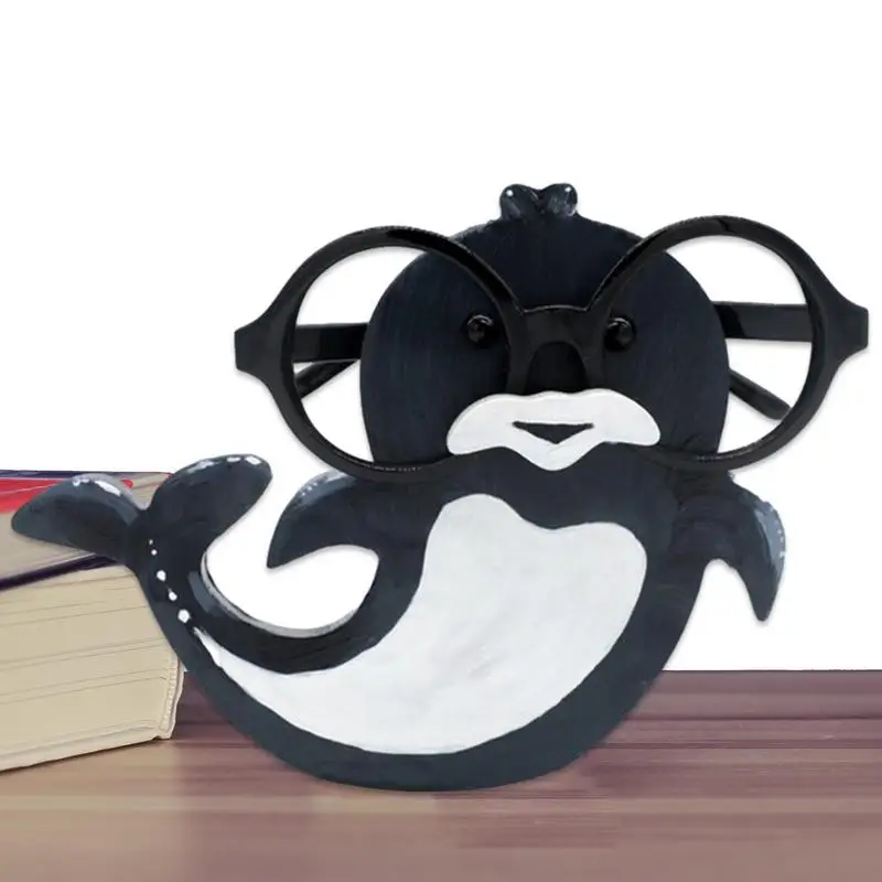 

Wooden Glasses Holder Cute Animal Wood Carving Eyeglass Supporter Unique Desktop Accessories And Gifts Home Tabletop Standing