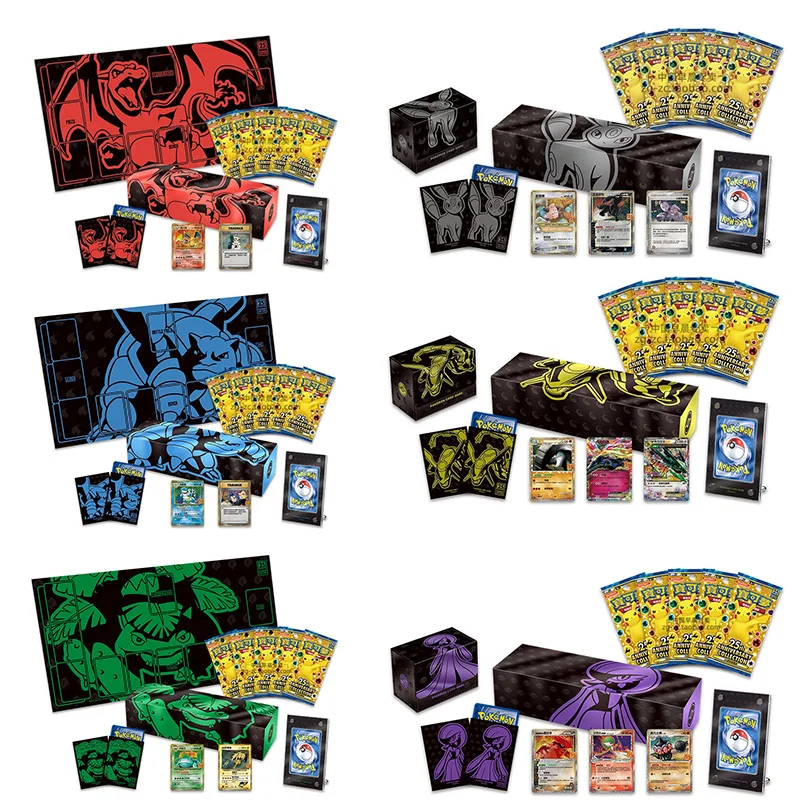 

Оригинальная Подлинная PTCG Покемон карточка Аниме Фигурка Пикачу чармандер 25th S8a милые кавайные игрушки для детей подарок