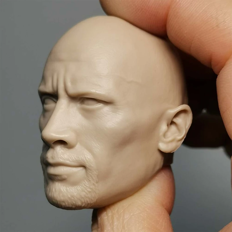 Масштаб 1/6 специальная голова Dwayne Johnson Неокрашенная подходит для фигуры 12 дюймов |
