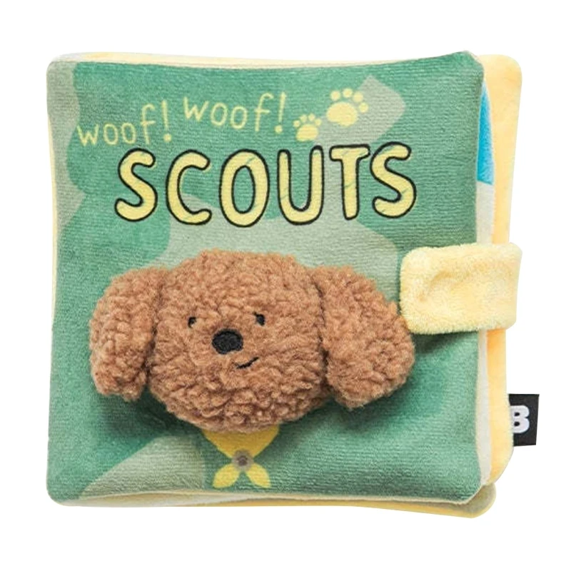 

Интерактивные игрушки для собак, милая пищалка со скрытой едой, игрушка для чтения, плюшевая игрушка для собак со скрытой едой, увеличивающа...