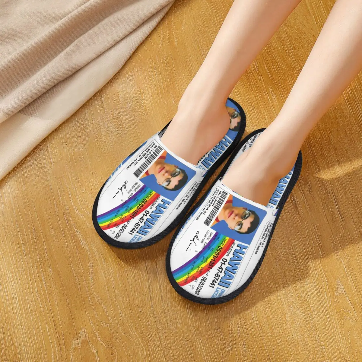 Флаг McLovin искусственный идентификатор водительские права пушистые тапочки