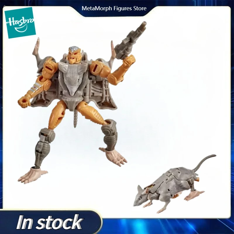 Фото Оригинальная игрушка Hasbro Transformers: Война за Кибертрон, WFC-K2 Rattrap, фигурка аниме-персонажа класса Core, модель для коллекционирования, подарок №4