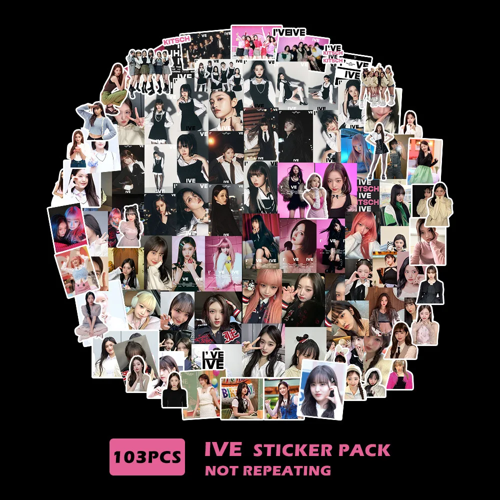 

Kpop Idol 103pcs/set Sticker IVE Decorate Stickers
