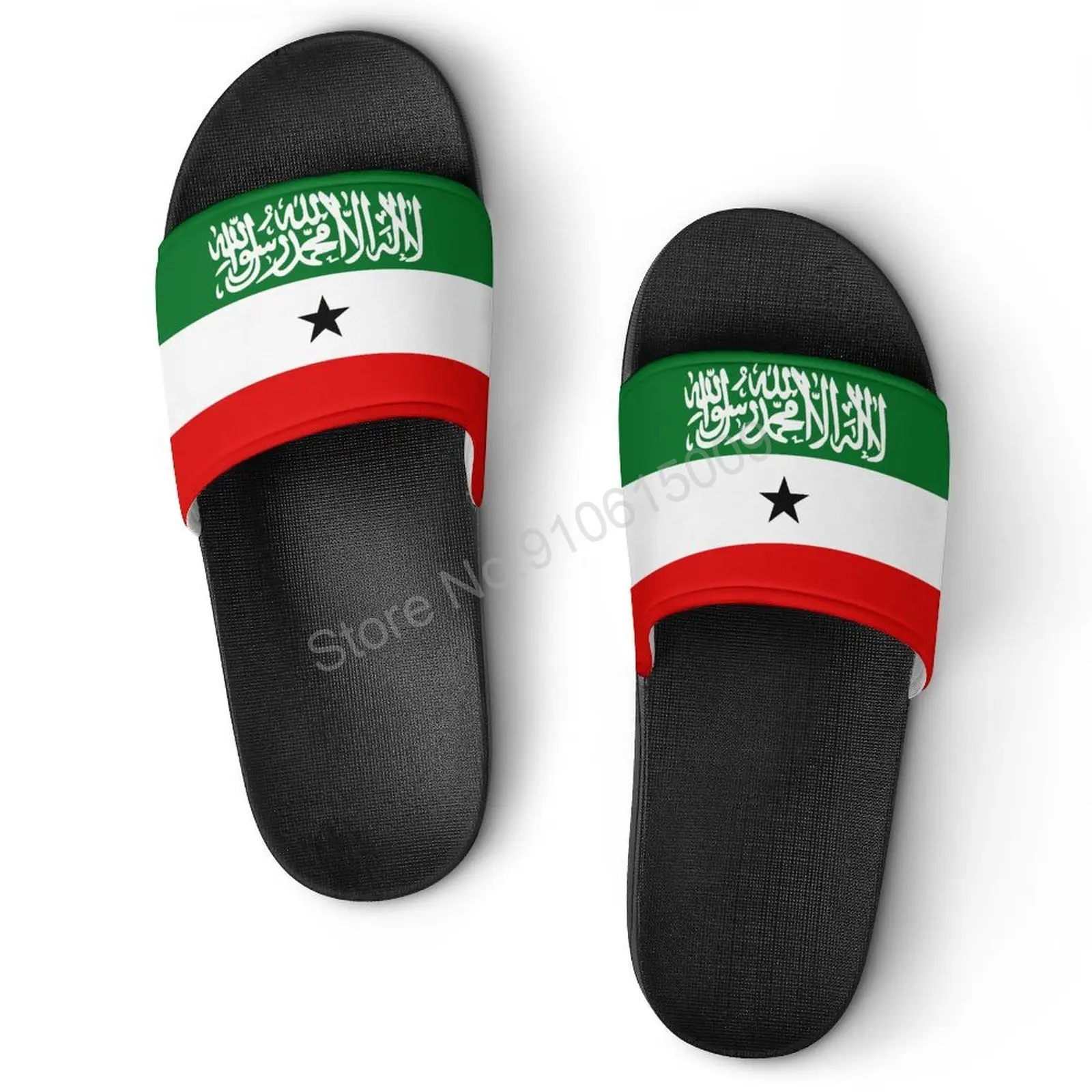 

Somaliland Flag Men Women Slippers Summer Beach Sandals Casual Indoor Outdoor Comfortable Footwear 36-46