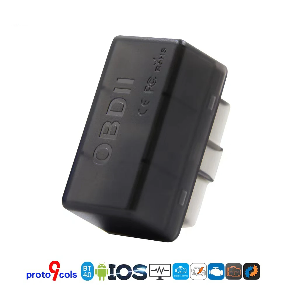 Bluetooth 4.0 ELM 327 V1.5 Mini ELM327 OBD2 Scanner V1 5 Adapter Supports 9 Protocols for IOS Android/PC |