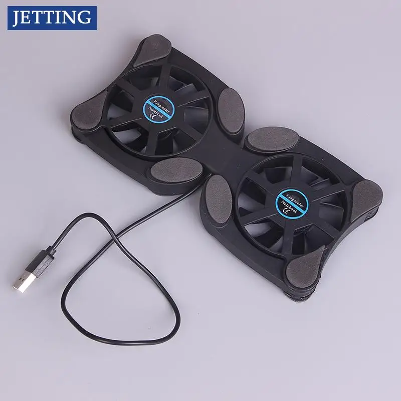 

Black Color 2 Fan USB Port Mini Ocus Laptop Notebook Cooling Pad Cooler Cooling Pad Folding Cooler Cooling Pad