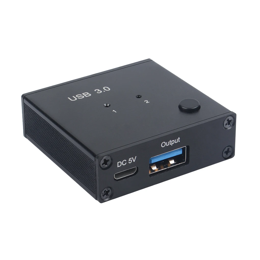 

Home Office USB Switcher Switch Box Mouse Printer Machine Adapter Driver Free USB-A Converter Desktop PC Splitter