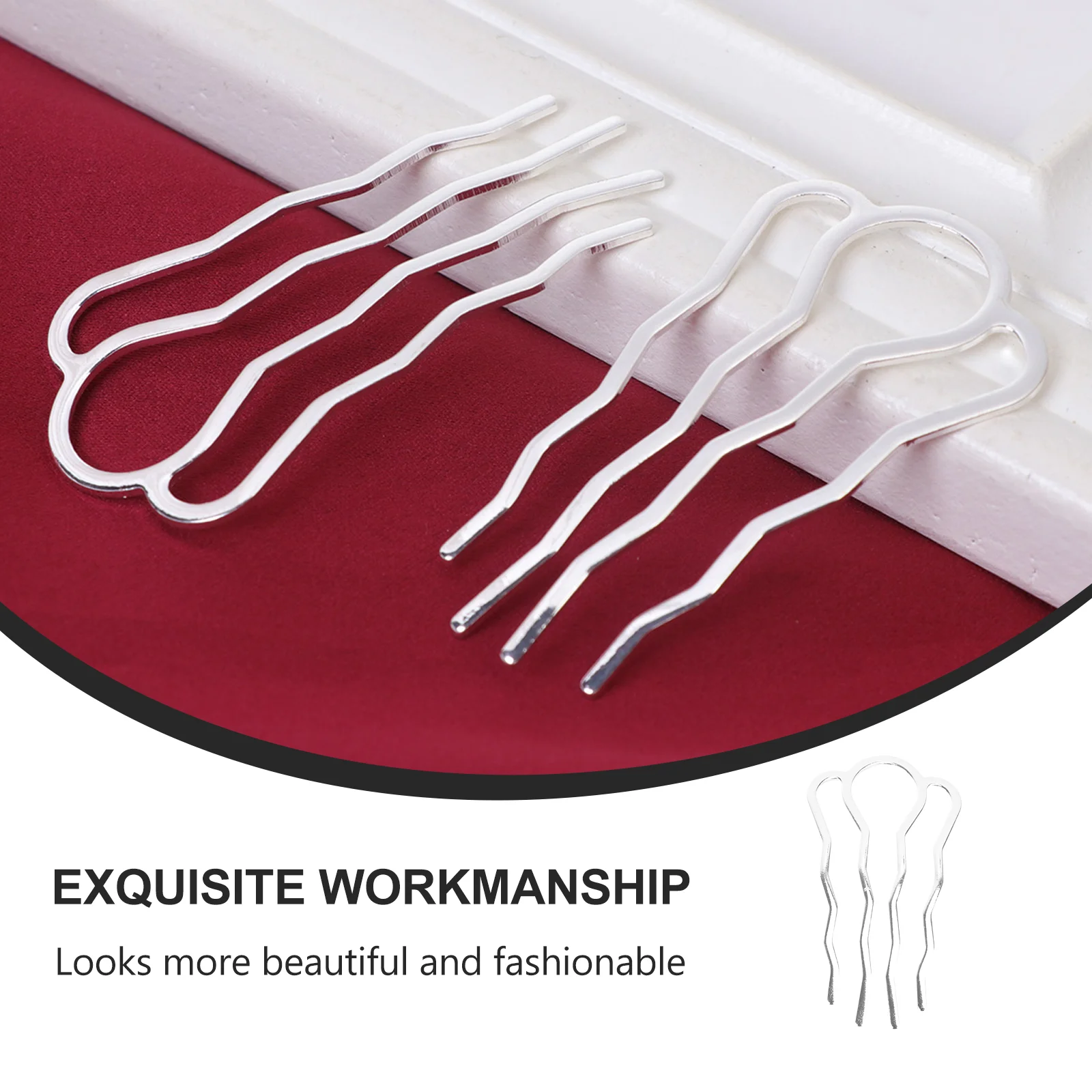 6 шт. древняя заколка для волос сделай сам одежды Хань головной убор зажим заколки