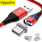 Магнитный кабель 1 м, 2 м, Micro USB Тип C, быстрая зарядка, Microusb Тип C, Магнитный зарядный провод, usb c для iPhone 11 XR Samsung, USB-кабель