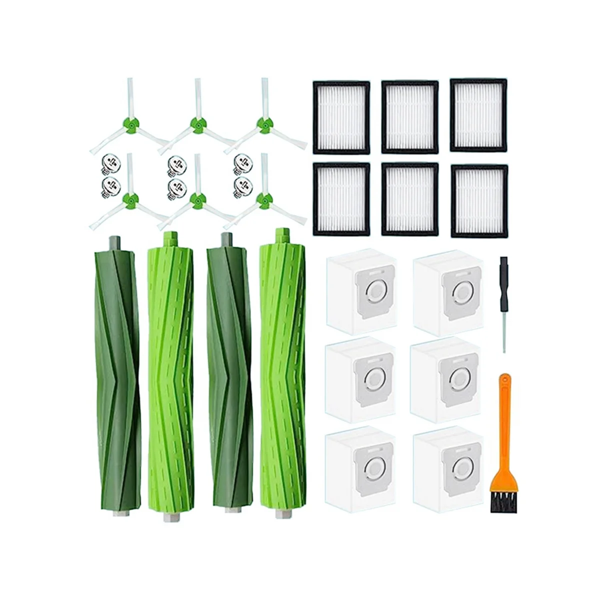 

Suitable for Sweeping Robot Accessories I7 J7 E5 E6 I3 Main Brush Side Brush Filter Core Dust Bag