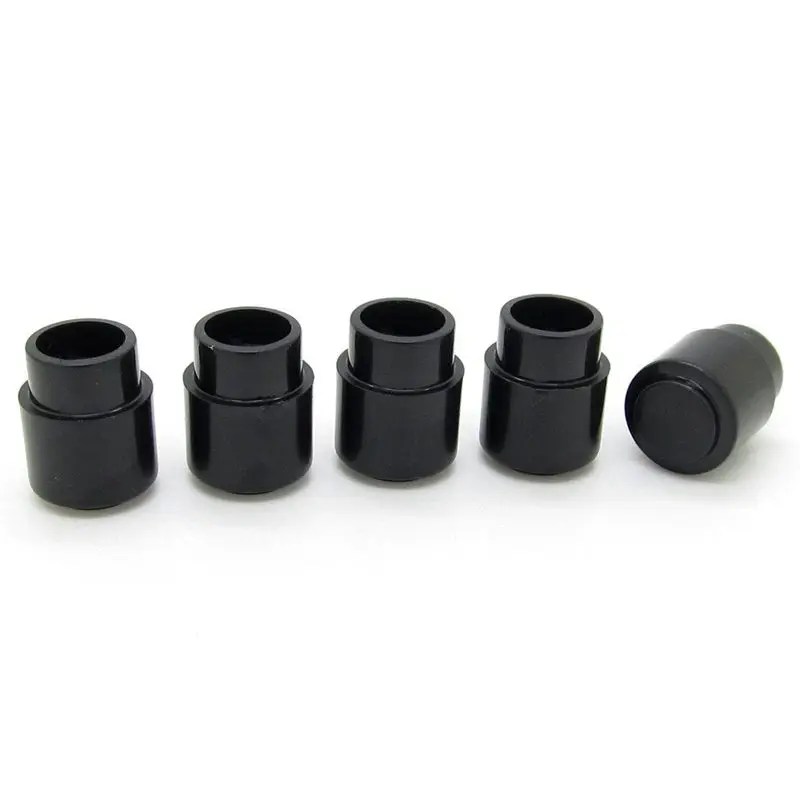 

Guitar Toggle Switch Cap Tip Push On Top Hat Round Black Parts Pack Of 5