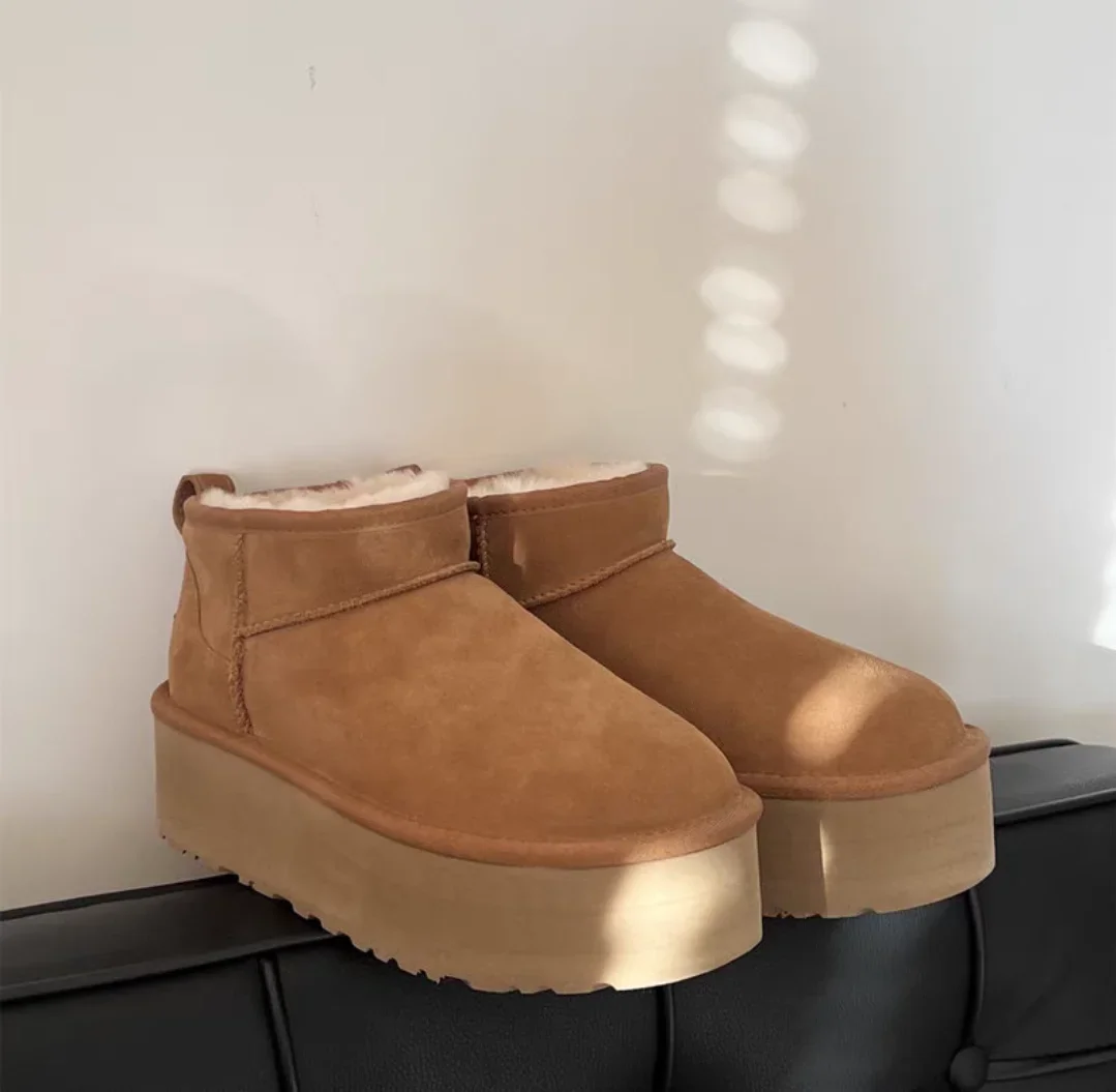 

2023 овечья шерсть комплексные Нескользящие зимние сапоги женские короткие сапоги теплые зимние утепленные женские сапоги Botas Mujer