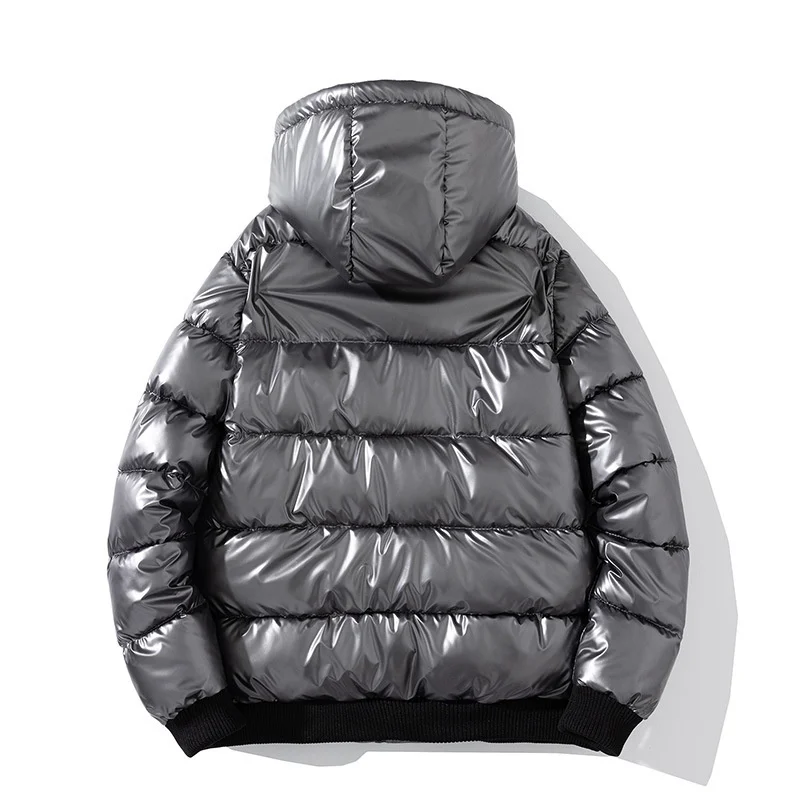 

New Arrival Top Fashion Hip Hop Hooded Casual Mens Jackets And Coats Print Bread Suit Winter Cotton Couple Cold Clothes