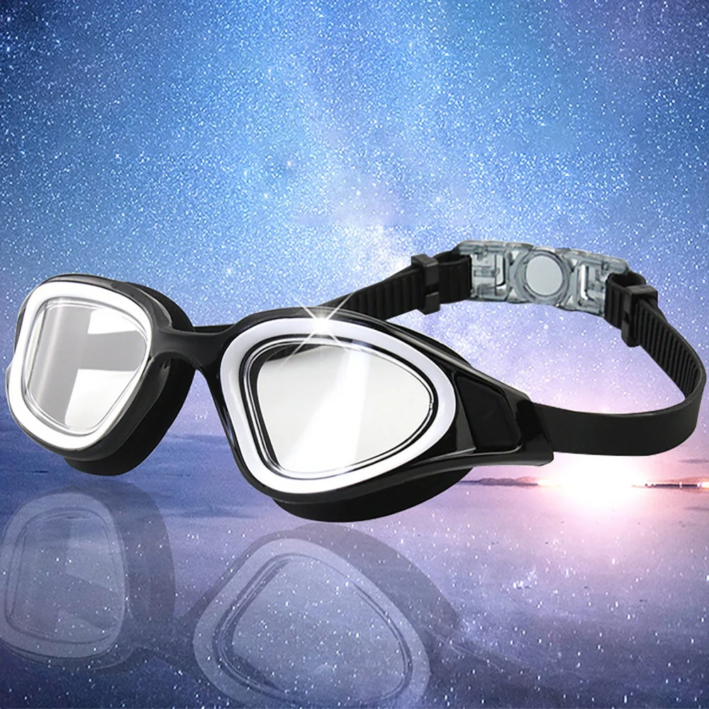 

Professional Swimming Goggles iving Water Sport Eyewear Men Women Anti-UV Silicone Straps Swim Glasses Adult Waterproof Glasses