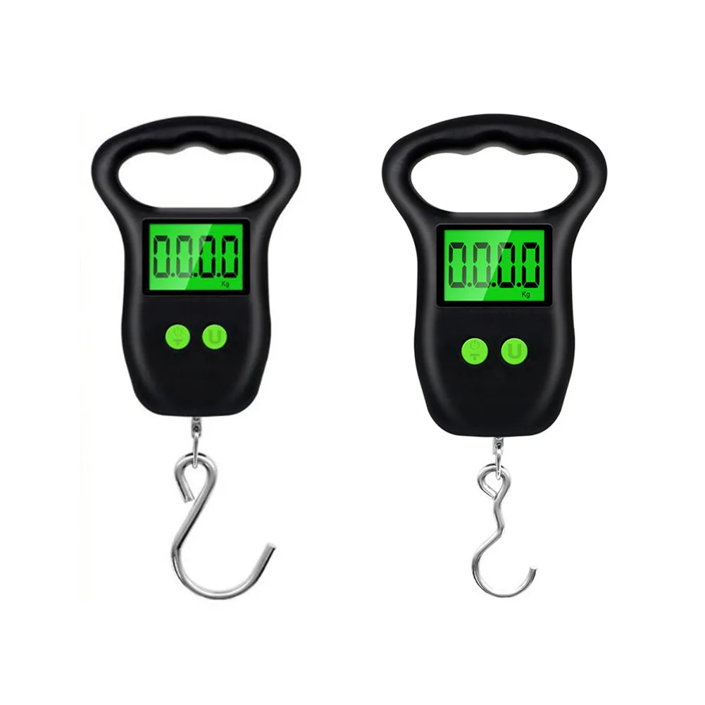 Portable 50Kg Hanging Scale Pro Digital Backlight Electronic Fishing Weights Pocket Scale Luggage Weighing Device