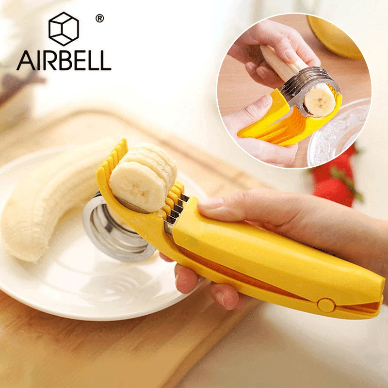 

Нож для фруктов, желтая ломтерезка для бананов, зеленая ломтерезка для сосисок, Ломтерезка для салата, ветчины, кухонные гаджеты и аксессуар...