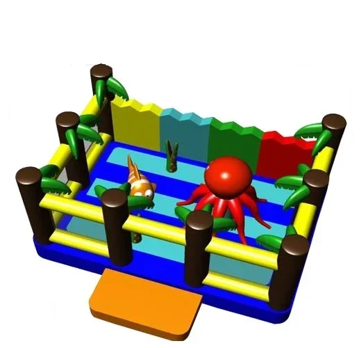 Парк надувной тематический парк замок для взрослых