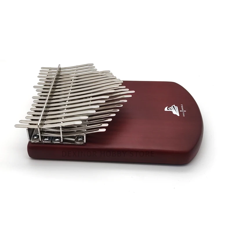 Хроматическая музыкальная шкатулка Kalimba, 2 ряда, 34 клавиши, музыкальный инструмент, подарок