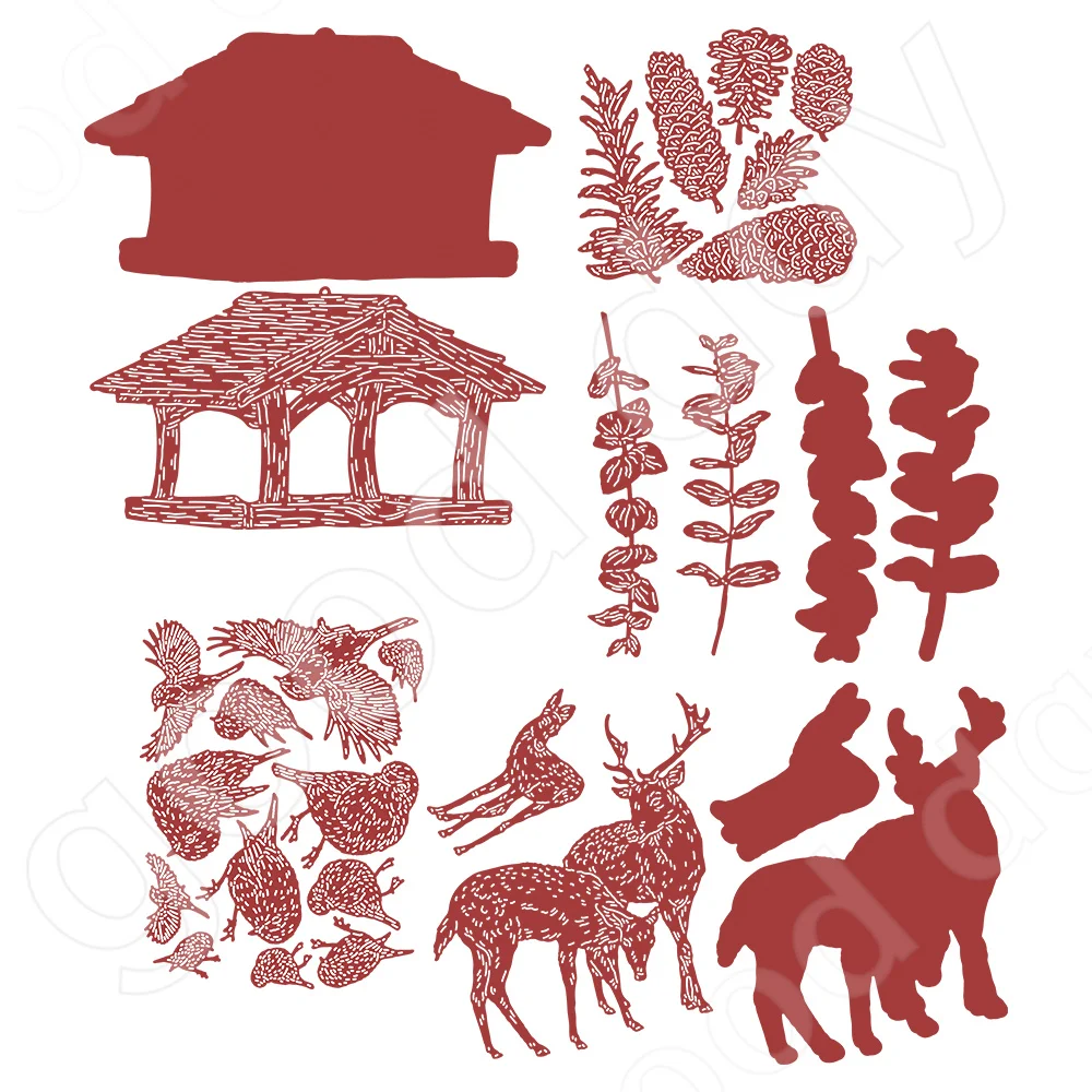 

2022 New Arrival A Christmas Eve Die Metal Cutting Dies Scrapbook Diary Decoration Embossing Template DIY Greeting Card Handmade