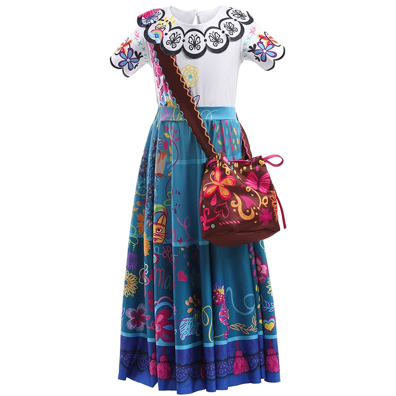 

Girl Princess Dress Cosplay Fancy Mirabel Costume Dress for Girl Halloween Carnival Party Baby Girl Dress Children Clothes 2022