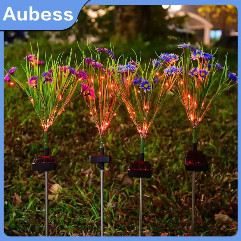 

Abs Led Lights Application Courtyards Gardens Ground Light Practical Rechargeable Garden Lamp Lawn Lights Solar Lawn Lamp