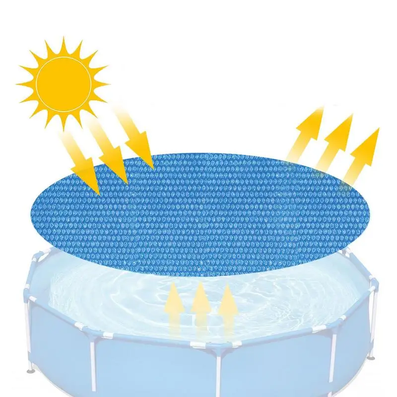 

Swimming Pool Cover Round Solar Pool Cover Reusable Solar Covers Waterproof Inground Swim Pool Cover Protector For Outdoor