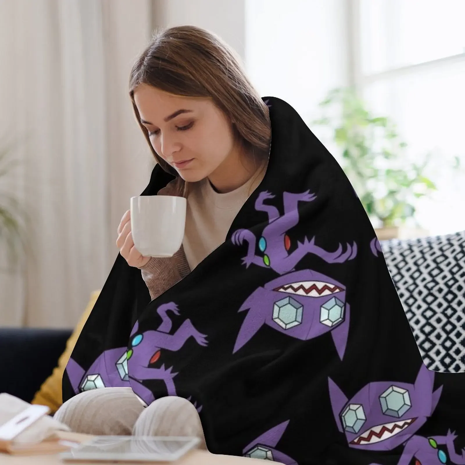 Одеяло с рисунком Sableye диваны летние одеяла