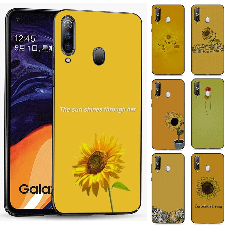 

Чехол для vivo Y95 Y93 Y91 Y91C Y1S Y85 V9 Y20S Y20i Y20 Y12S Y19 U3 Y17 Y15 Y12 Y16 Y15A Y15S Y11, чехол, желтый, Sunflowe