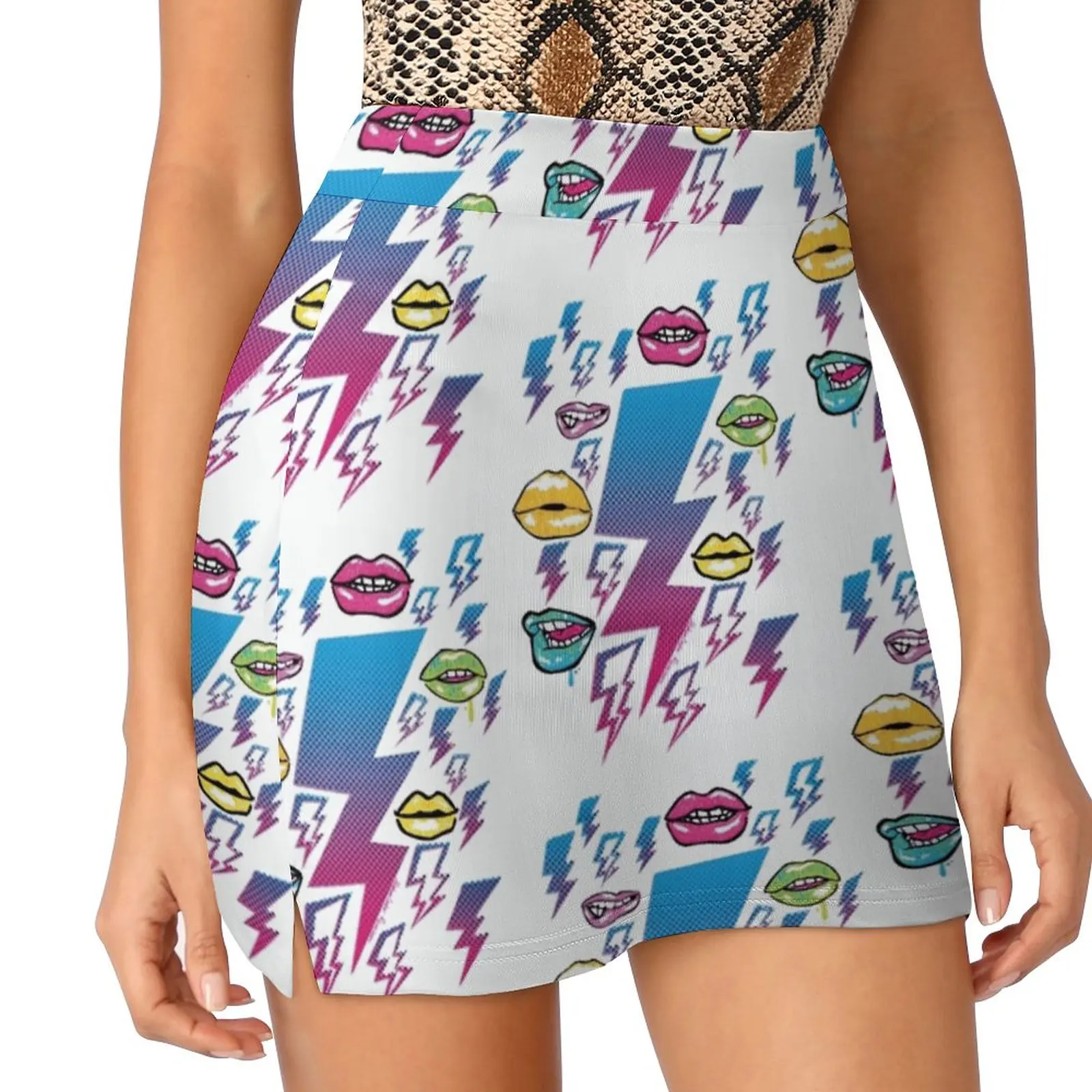 Электрический поцелуй корейская модная юбка летние юбки для женщин