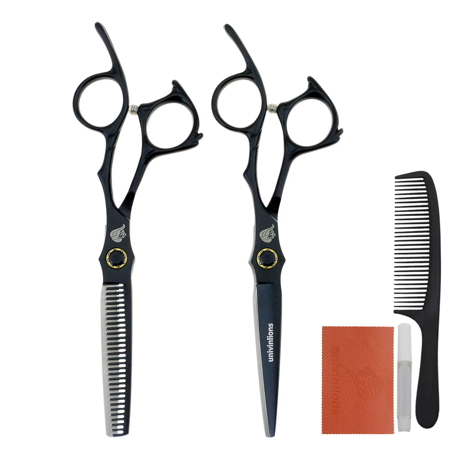 

6" Professional Hairdressing Scissors Kit Hair Cutting Scissors Thinning Shears Barber Accessories Salon Tools Hair Clipper