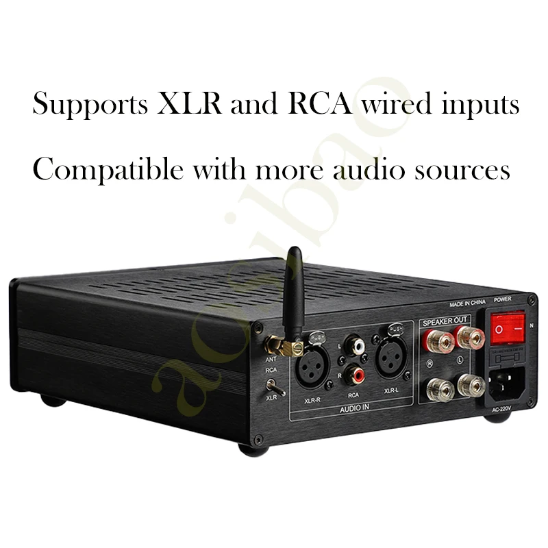 Цифровой усилитель AIYIMA SMSL D325X 2 0 стерео 300 Вт двухметровая головка TPA3255 XLR RCA Bluetooth 5 1