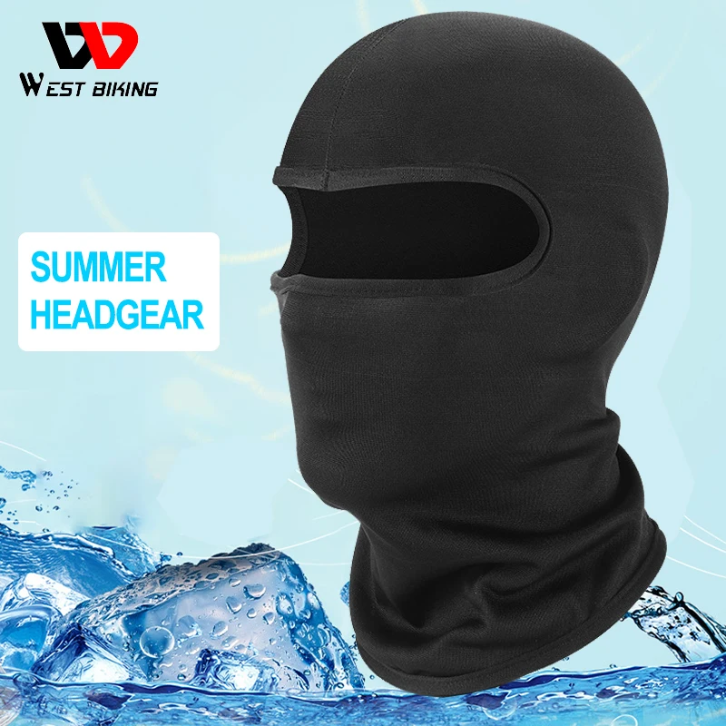 

WEST BIKING Summer Woman Men's Hat Breathable Comfort Face Mask Motorcycle Helmet Inner Cap Cycling Balaclava Bicycle Equipment