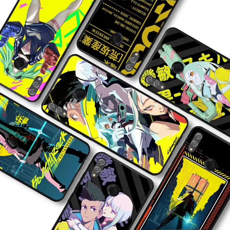 

Anime C-CYBER-PUNKS Phone Case For Huawei honor 10Lite 10i 20 8x 10 Funda for Honor 9lite 9xpro