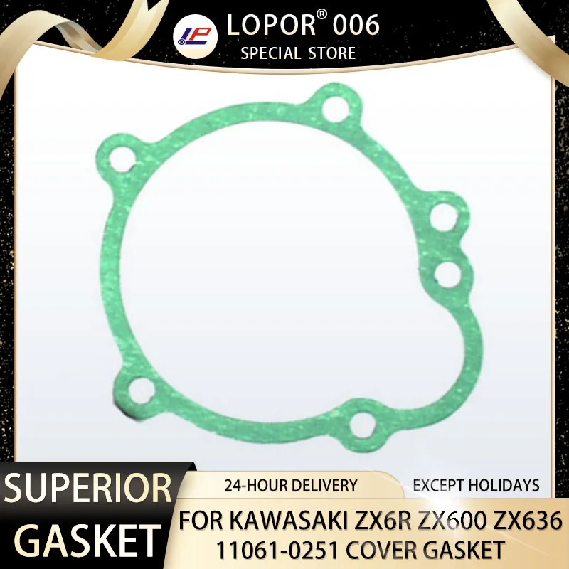 

Lopor Motorcycle Engine Crankcase Seal Gasket For Kawasaki ZX-6R ZX6R ZX636 ZX600 07-22 ZX 600 636 6R 11061-0251