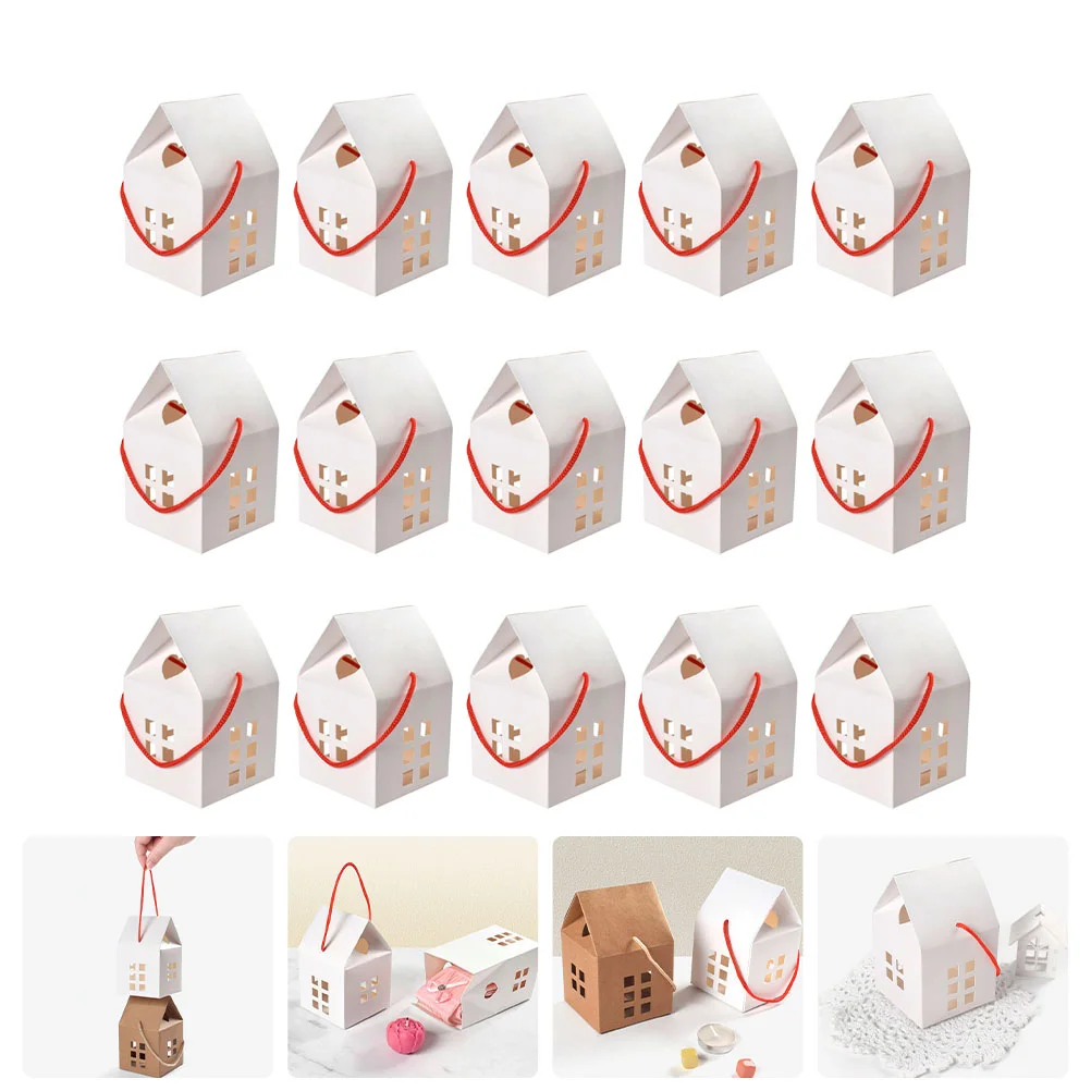 

Party Gift Box Paper Candy Boxes Wedding Favor Candy Box House Shaped Gift Boxes Birthday Event Party Decoration Supplies