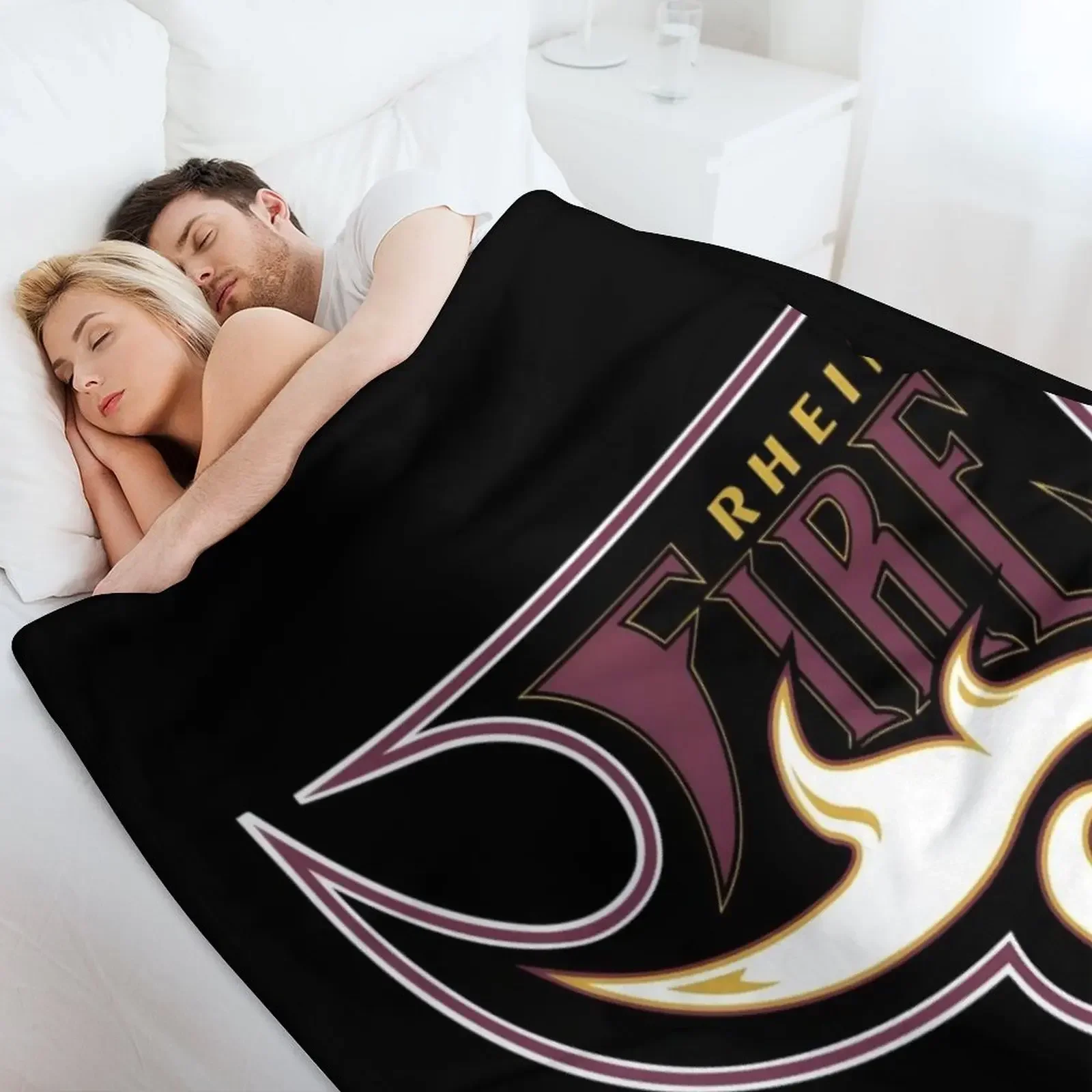 Классическое одеяло с винтажным логотипом Rhein Fire брендовые одеяла для диванов