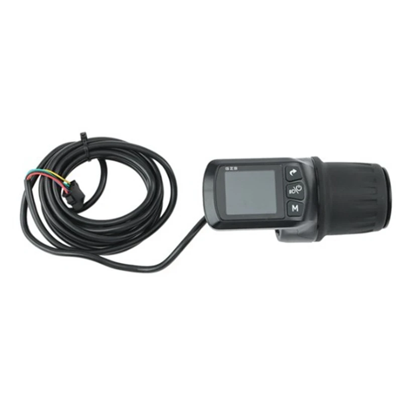 

For NEW 24V 36V 48V Electric Bicycle Bike LCD Display With Thumb Shifter Handle For E-Scooter GZ3