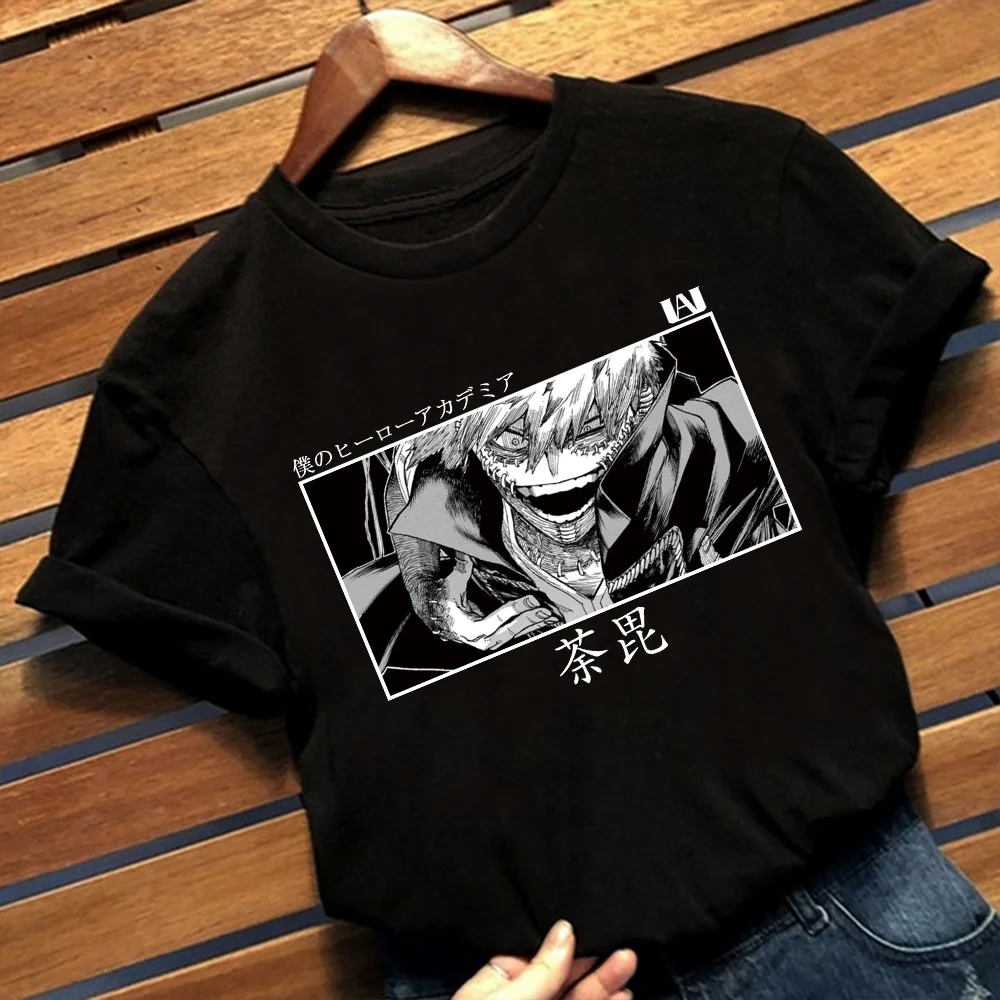 

T Shirt Men Japanese Anime My Hero Academia Eyes women tshirts Funny Tops Graphic Harajuku Unisex Anime Dabi T-shirt Male