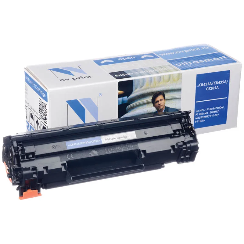 Картридж совместимый NV Print CB435A/CB436A/CE285A черный для HP LJ P1505/M1120/P1006/P1102/M1132/M12212 |