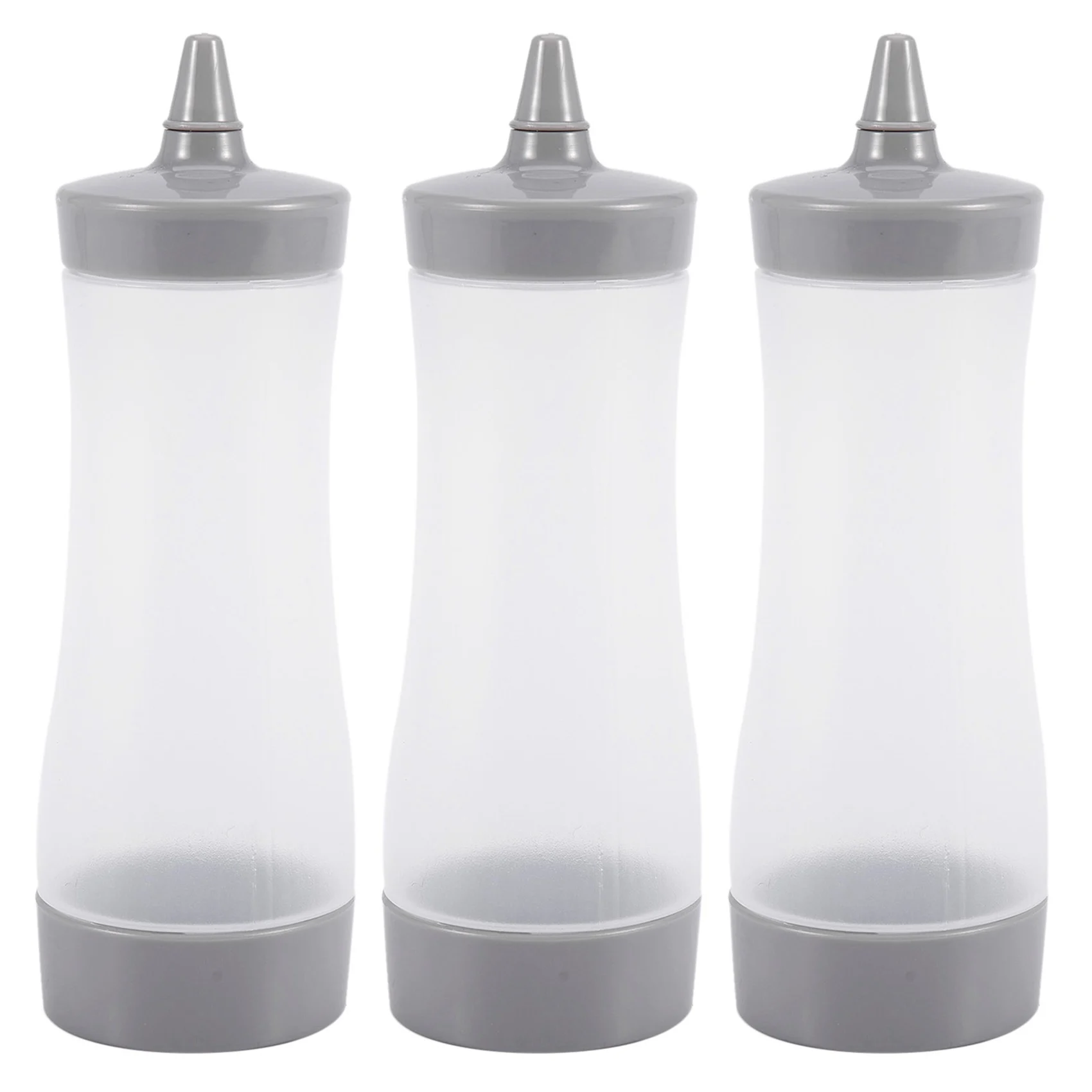 

3X Squeeze Bottle Kitchen Accessories Boat Plastic Sauce Vinegar Oil Ketchup Cruet Condiment Dispenser