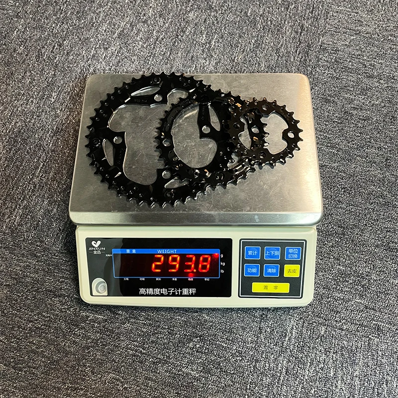 104/64BCD MTB Chainring 3*9speed 3*10speed Bicycle Chainwheel 22T 24T 32T 42T 44T Triple Bike Plate Crankset Chain Ring Part on переводится на русский язык следующим образом:104/64BCD MTB Звезда цепи 3*9скоростей 3*10скоростей Велосипедный звездочник 22T 
