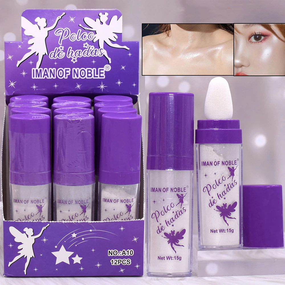 New White Moonlight Highlighter Powder Polvo De Hadas Glitter Powder Shimmer Contour Powder for Face Body Highlight Makeup 1 New White Moonlight Highlighter Powder Polvo De Hadas Glitter Powder Shimmer Contour Powder for Face Body Highlight Makeup 1
