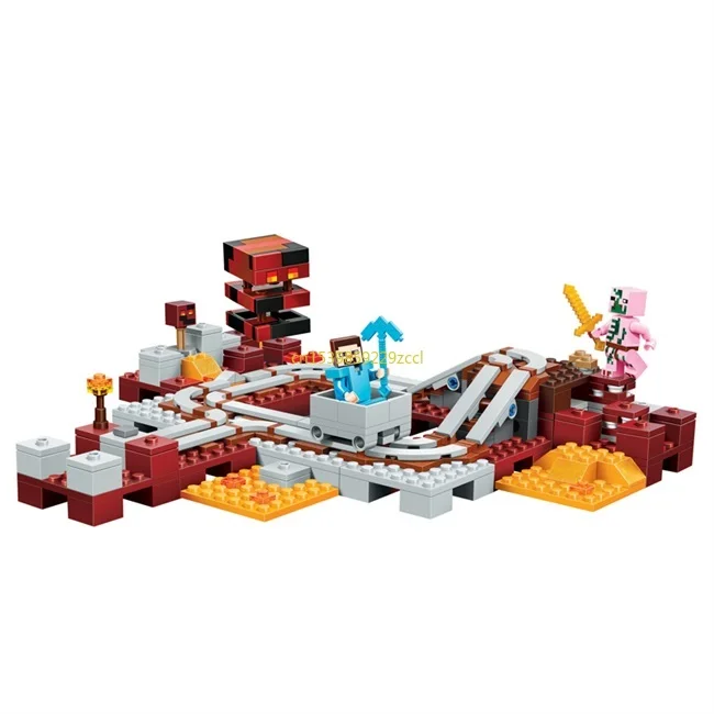 

343 шт., Детский конструктор «Железная дорога»