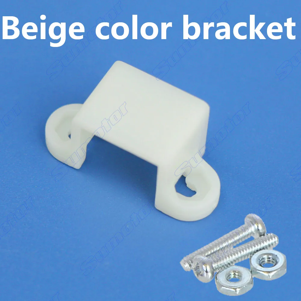 Кронштейн для двигателя 12GA, пыленепроницаемый редуктор, Монтажный кронштейн + гайки + болты, двигатель N20 бежевого цвета