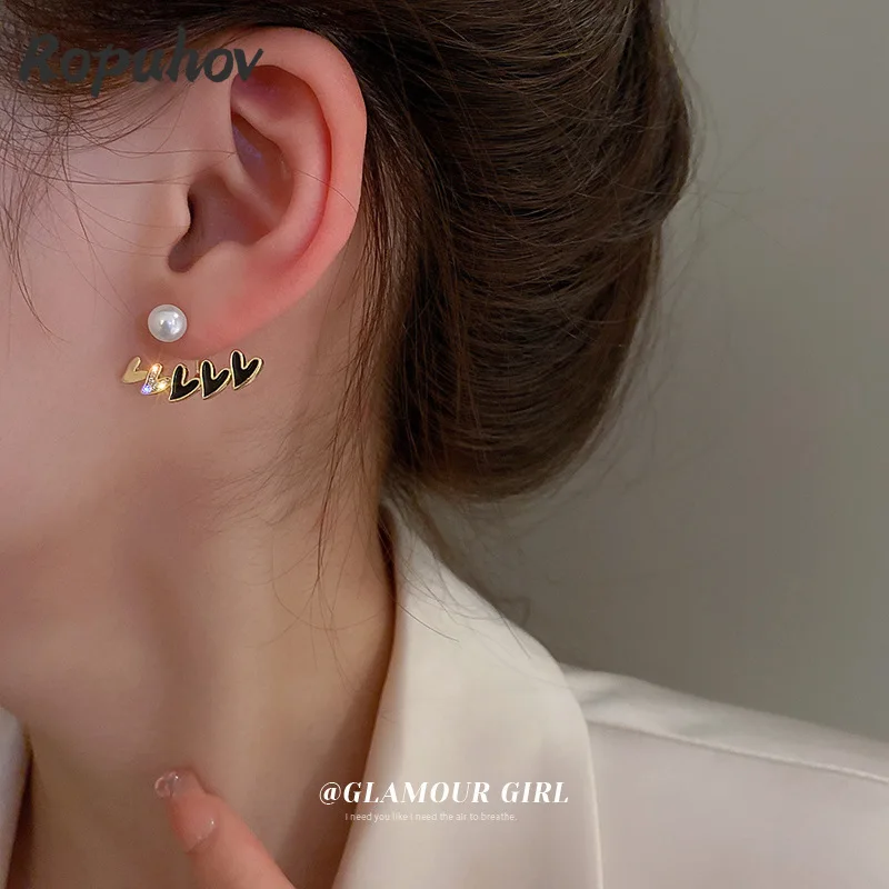 

Женские серебряные серьги-гвоздики с жемчугом и цирконом