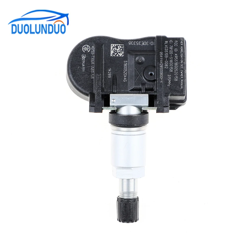 Новый YAOPEI Hight 42753TX6AA811M1 42753-TX6A-A811-M1 для Honda Acura TPMS датчик давления в шинах 315 МГц